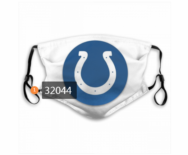 NFL 2020 Indianapolis Colts 126 Dust mask with filter->nfl dust mask->Sports Accessory